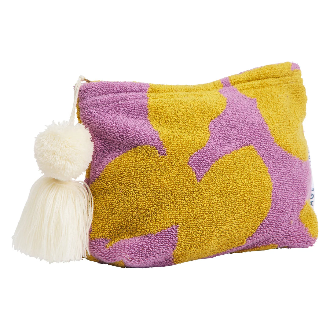 SAGE & CLARE | Hermosa Terry Pouch Small - Turmeric | Shut the Front Door