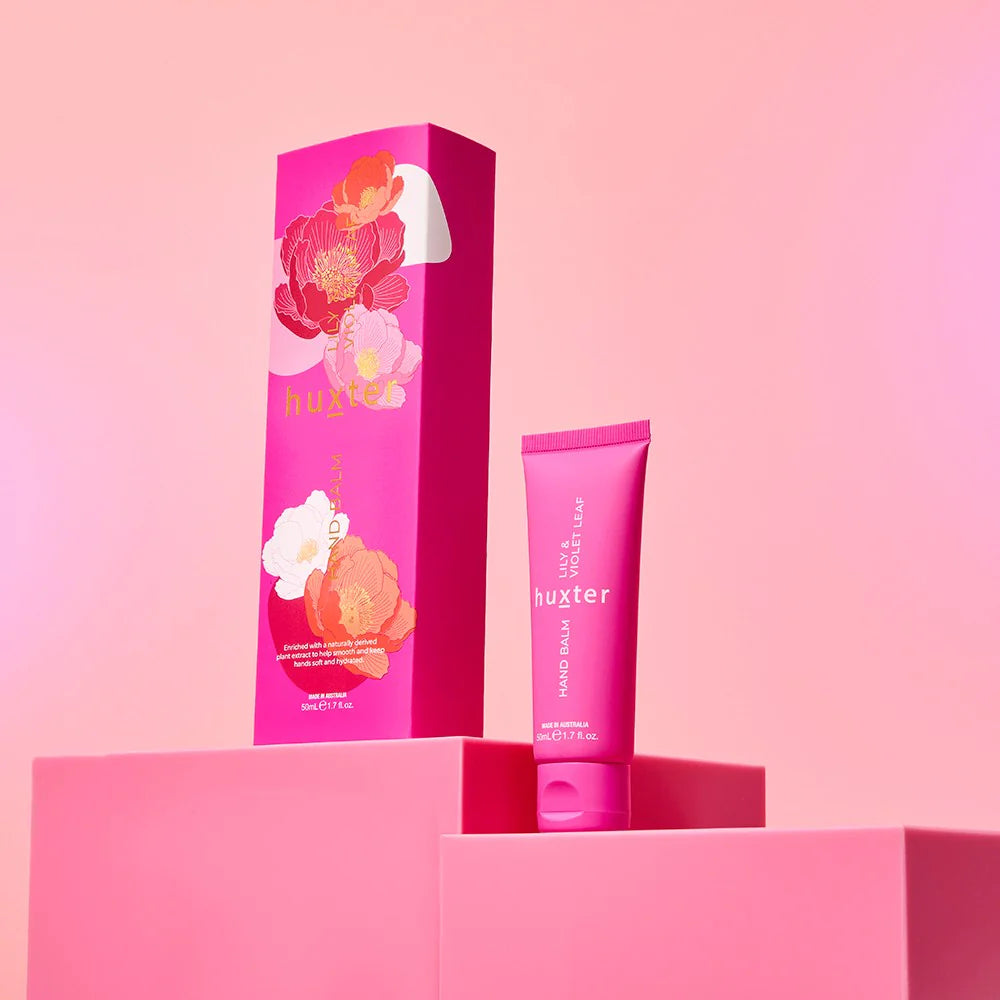Huxter | Hand Cream Boxed - Lily & Violet Leaf 35ml | Shut the Front Door