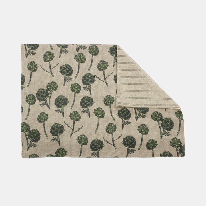 Raine & Humble | Artichoke Placemat S/4 - Burnt Olive | Shut the Front Door