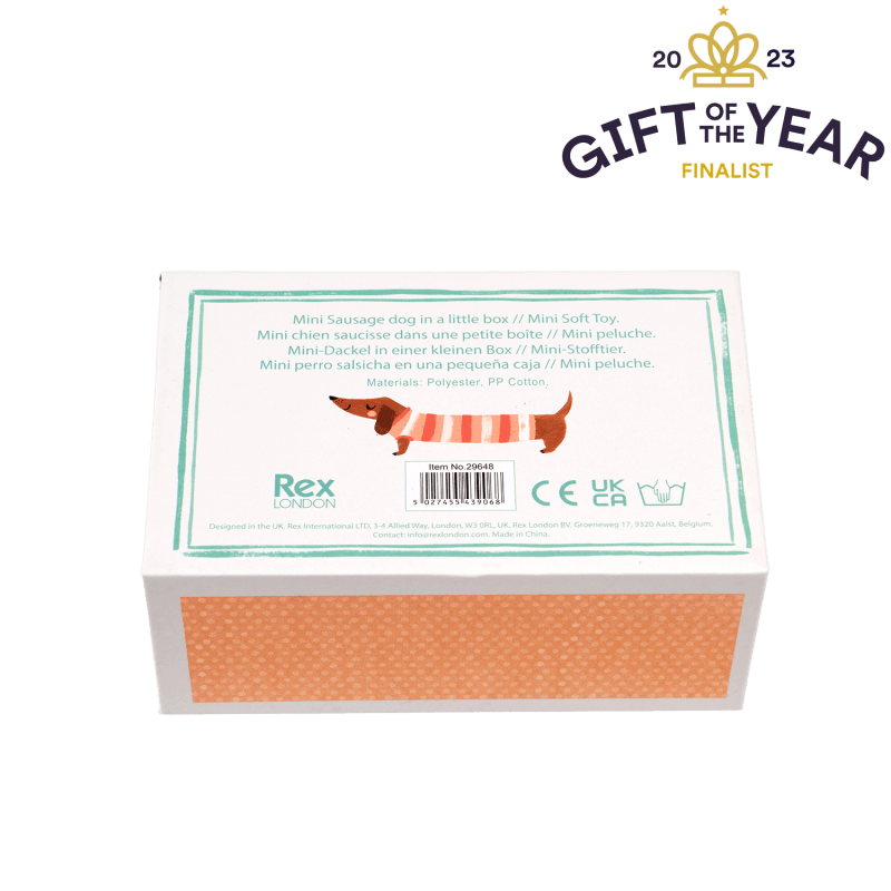 Mini Sausage Dog in a Little Box