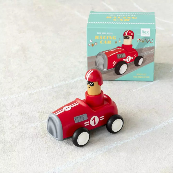 Rex London | Push Down Action Racing Car Red | Shut the Front Door
