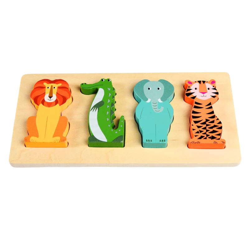 Rex London | Colourful Creatures Wooden Puzzle | Shut the Front Door