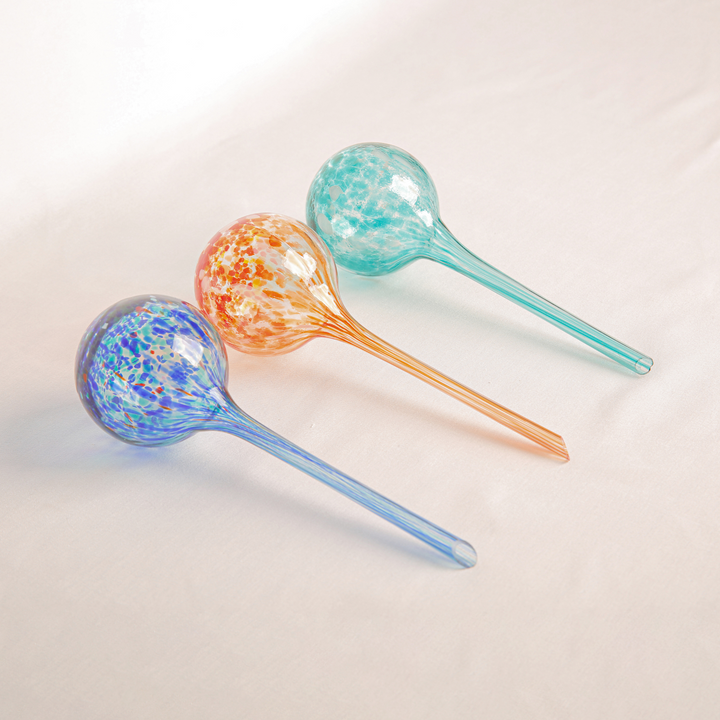Garcia | Glass Plant Feeder Large - Aqua | Shut the Front Door