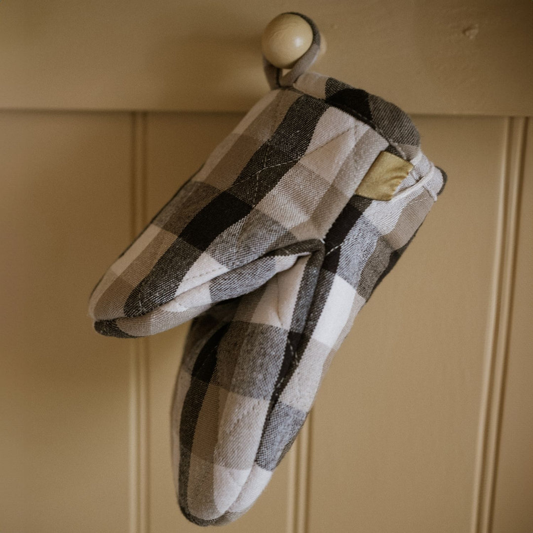 Double Check Short Oven Glove - Black