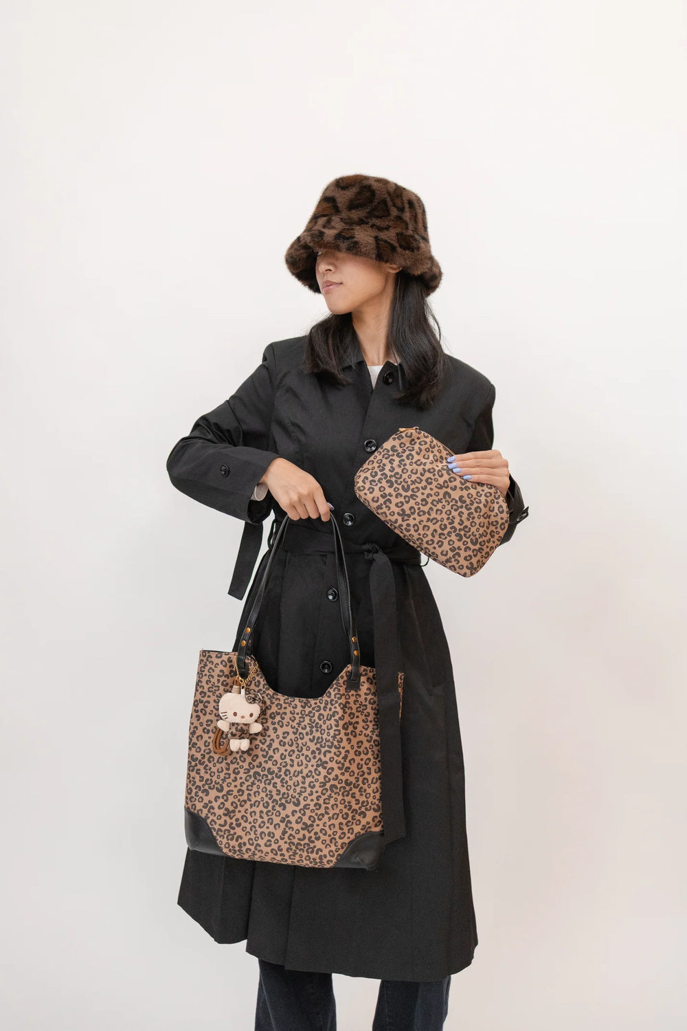 Antigone | Animal Print Bucket Hat - Brown | Shut the Front Door
