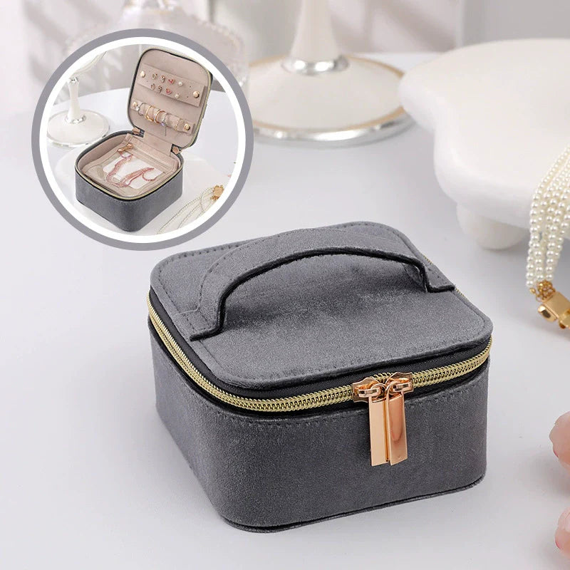 Antigone | Evie Sq Jewellery Box - Grey | Shut the Front Door