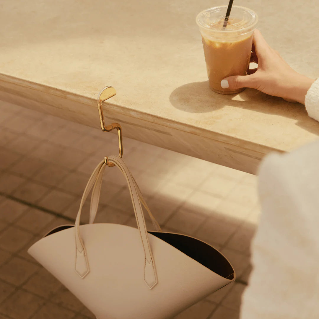Klipsta | Flip - Bag Hook - Gold | Shut the Front Door