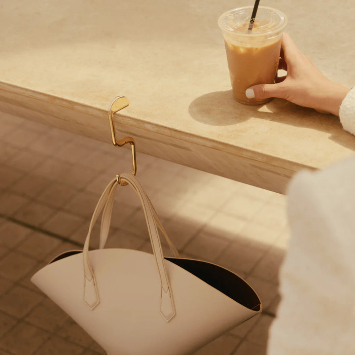 Klipsta | Flip - Bag Hook - Gold | Shut the Front Door