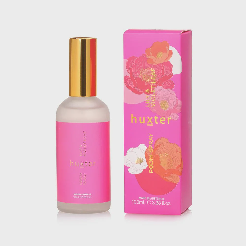 Huxter | Room Spray Boxed - Lily & Violet Leaf 100ml | Shut the Front Door
