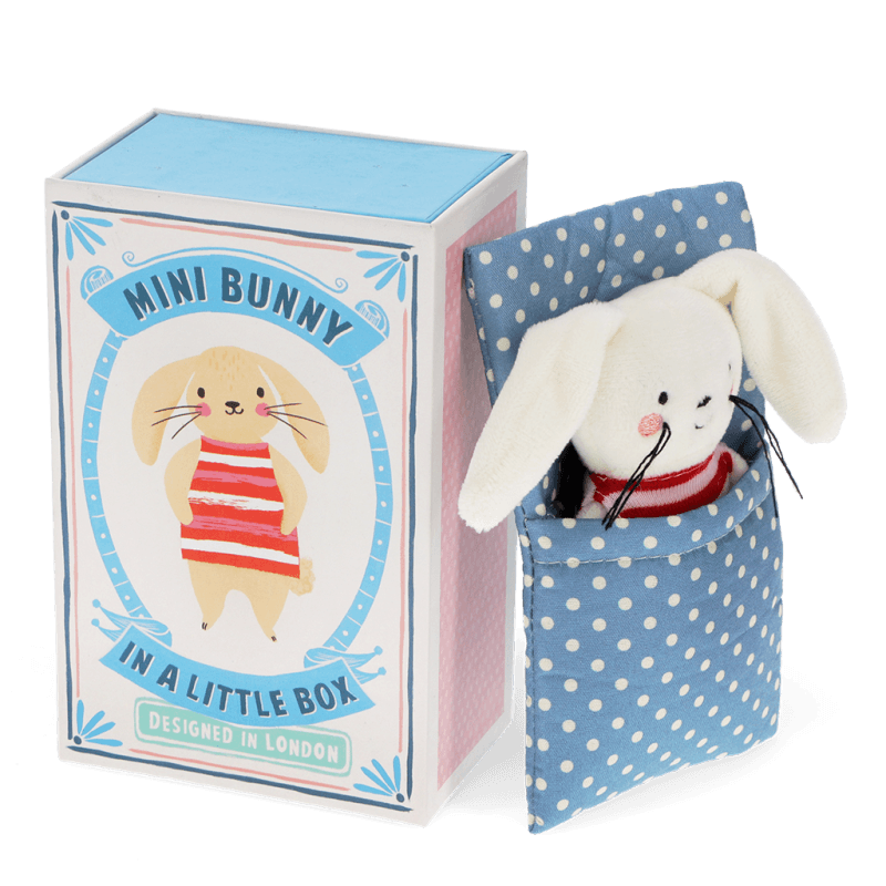 Mini Bunny in a Little Box - Soft Toy