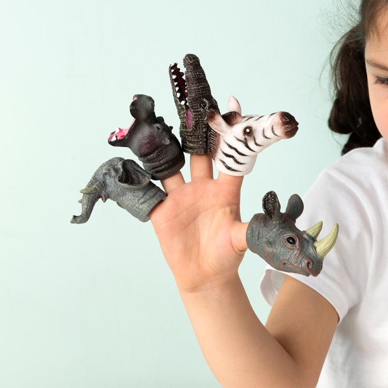 Animal Finger Puppets (set 5) - Safari