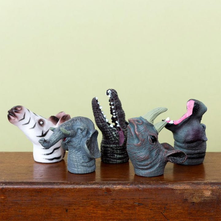 Animal Finger Puppets (set 5) - Safari