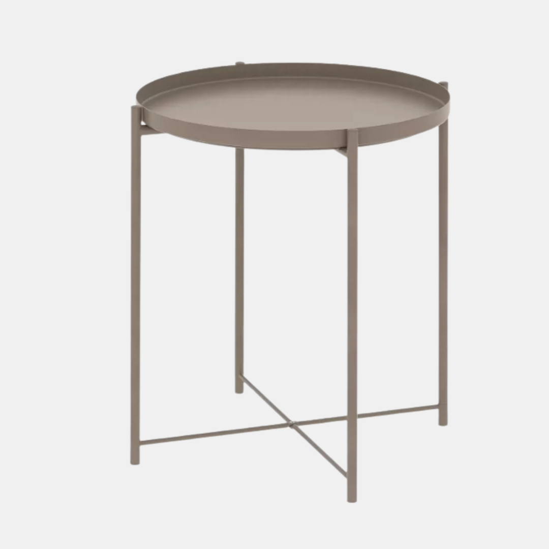 Garcia | Metal Tray Table - Latte | Shut the Front Door