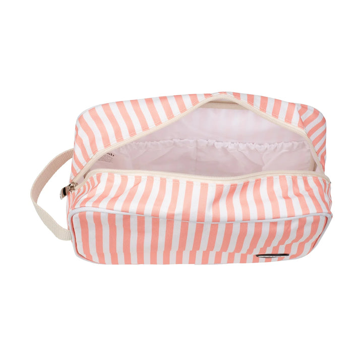 Kollab | Holiday Travel Bag - Coral Stripe | Shut the Front Door
