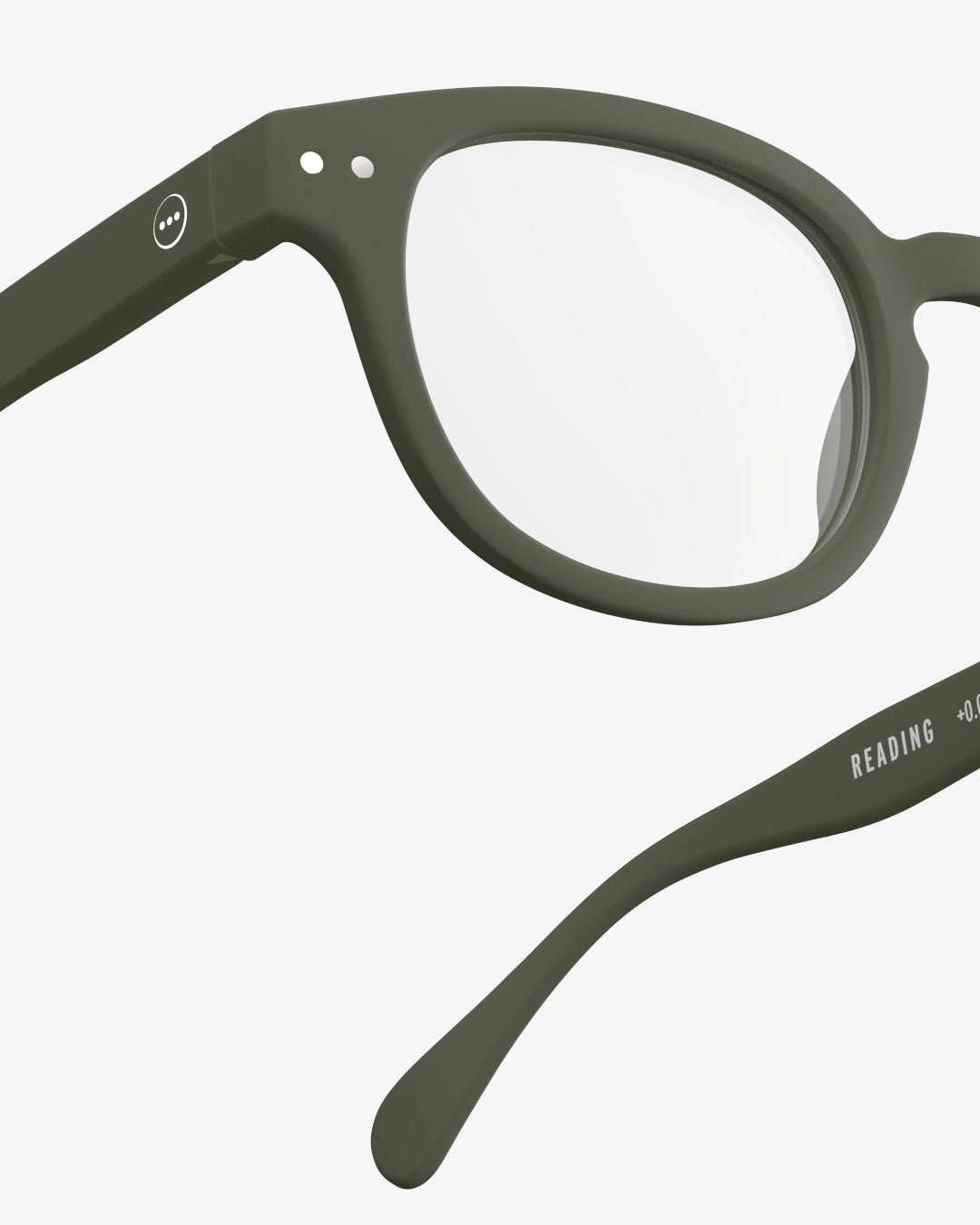 Izipizi | Reading Glasses Collection C Khaki Green +2.5 | Shut the Front Door
