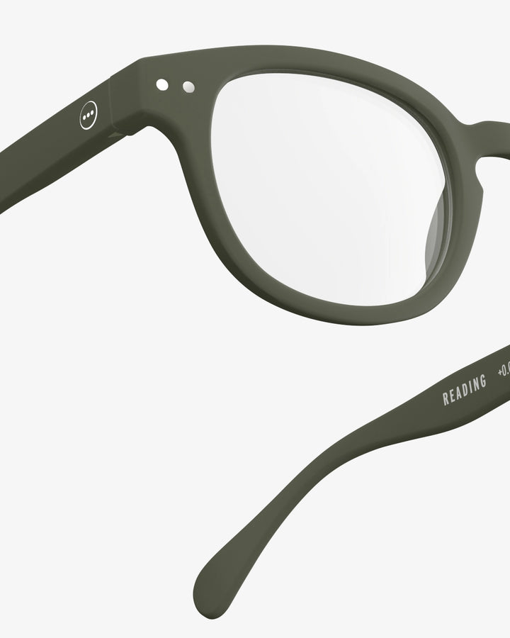 Izipizi | Reading Glasses Collection C Khaki Green +2.5 | Shut the Front Door