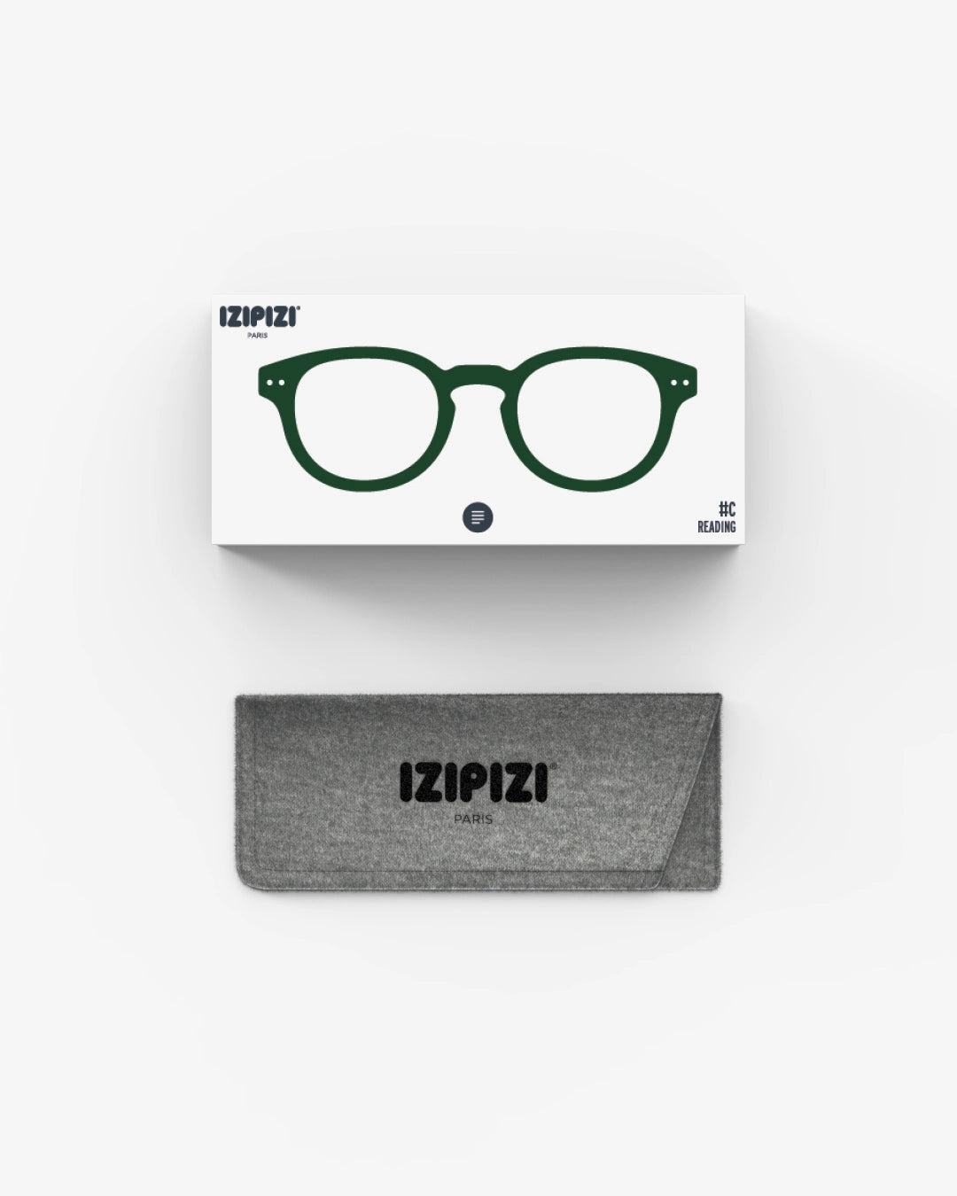 Izipizi | Reading Glasses Collection C Khaki Green +2.5 | Shut the Front Door