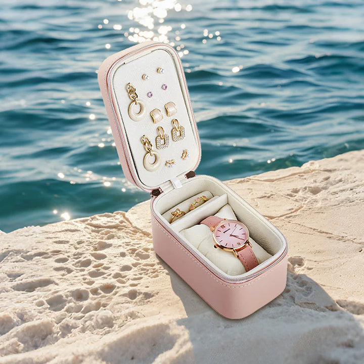 Antigone | Layla Rect Jewellery Box - Blush | Shut the Front Door
