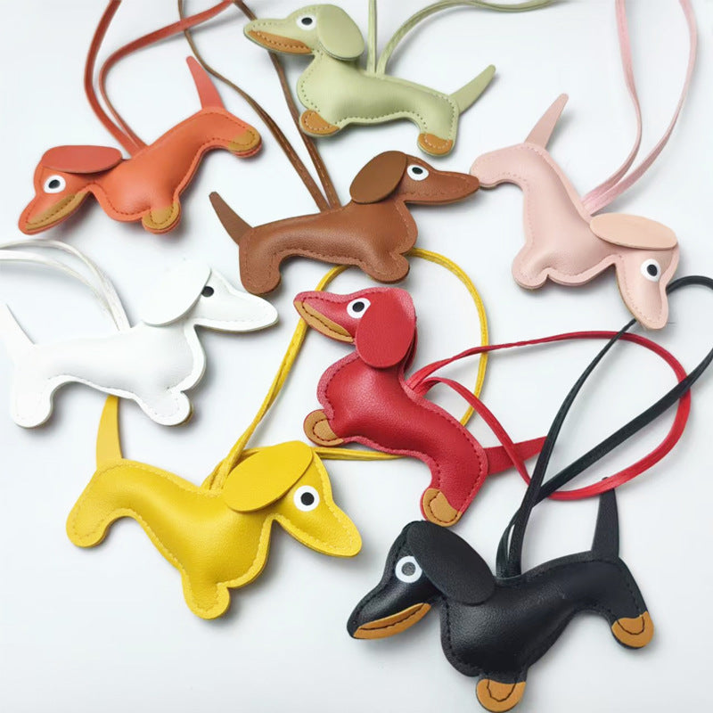 Antigone | Dachshund Bag Charm - Black | Shut the Front Door