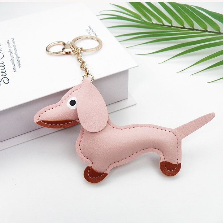 Antigone | Dachshund Bag Charm - Rose Pink | Shut the Front Door