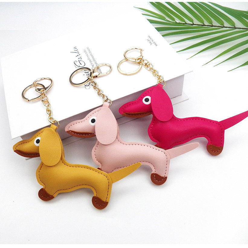 Antigone | Dachshund Bag Charm - Rose Pink | Shut the Front Door