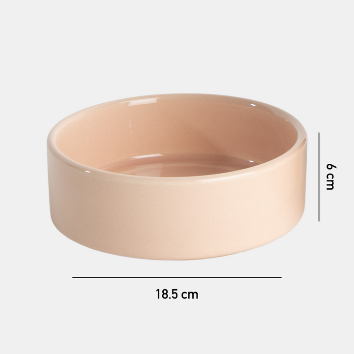 Antigone | Pet Bowl Large - Dusty Rose Gloss | Shut the Front Door