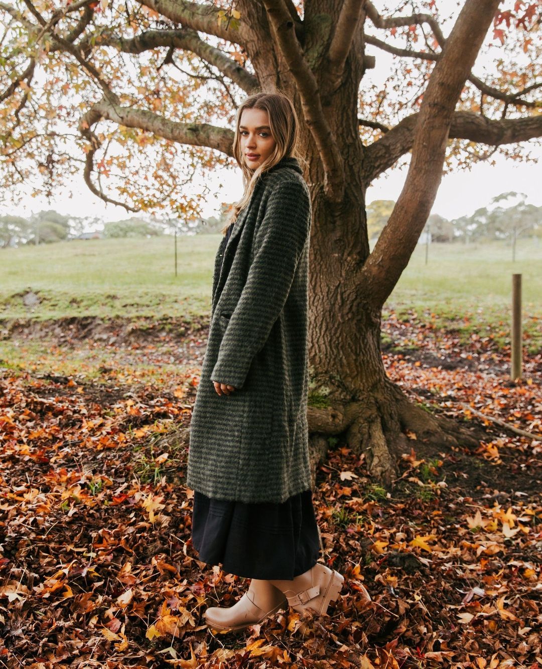 Foxwood | Clementine Coat - Green | Shut the Front Door