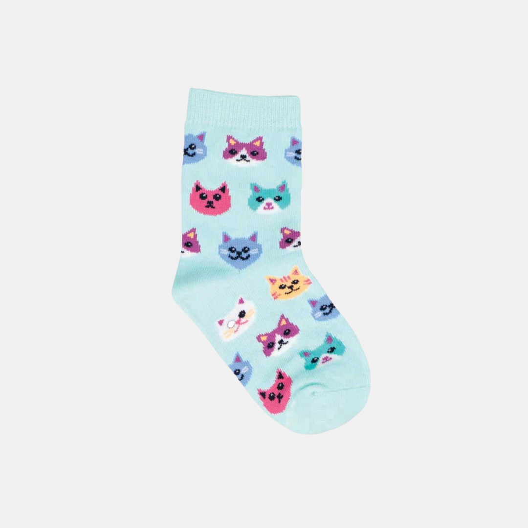 Socksmith | Socks Kids The Cat's Meow - Blue 2-4 years | Shut the Front Door