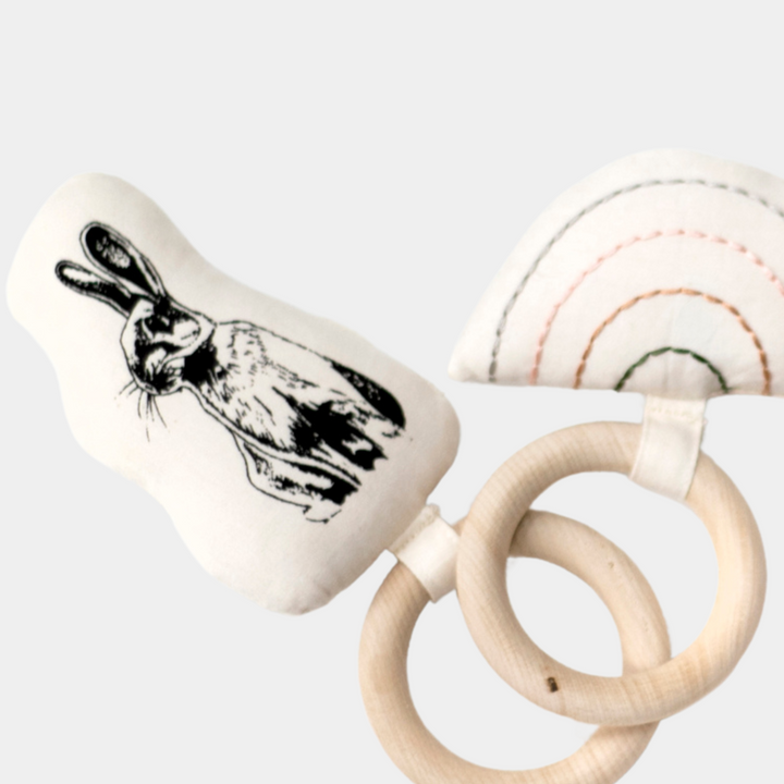 Burrow & Be | Burrowers Baby Teether (Set of 2) | Shut the Front Door