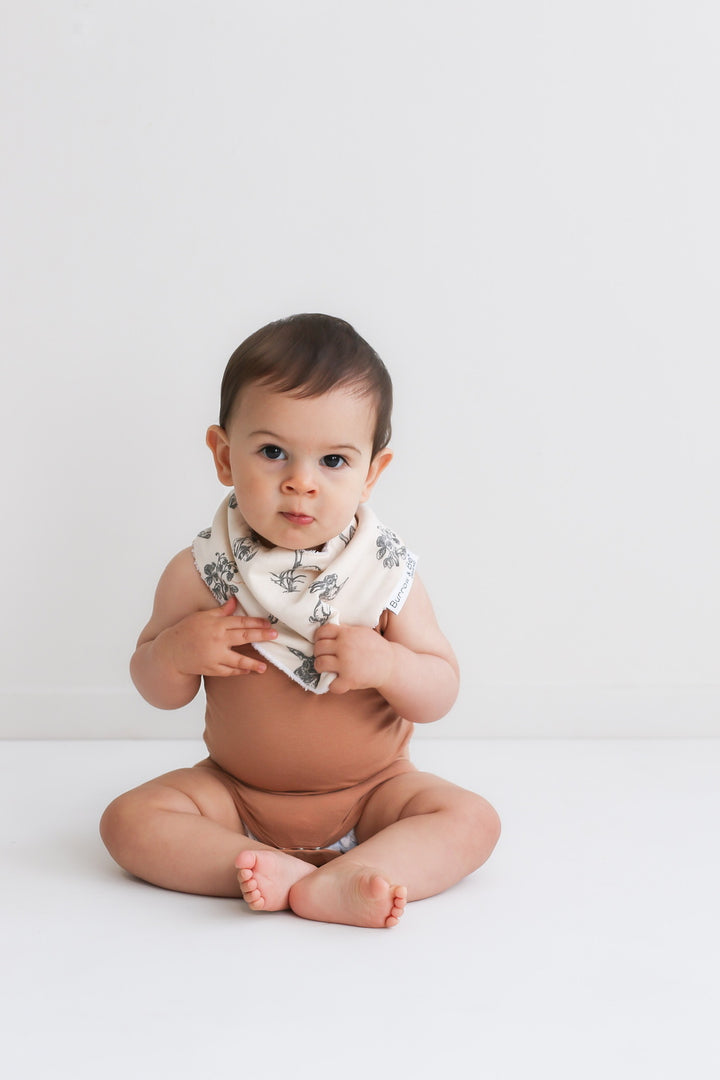Burrow & Be | Almond Burrowers Dribble Bib | Shut the Front Door