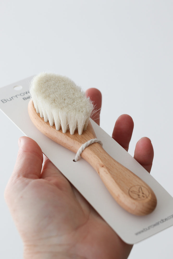 Burrow & Be | Baby Hair Brush | Shut the Front Door