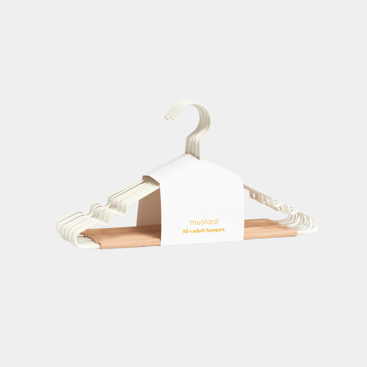 Mustard | Adult Top Hangers - Chalk | Shut the Front Door