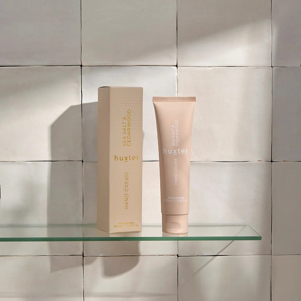 Huxter | Hand Cream Boxed - Sea Salt & Cedarwood 100ml | Shut the Front Door