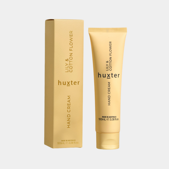 Huxter | Hand Cream Boxed - Lily & Cotton Flower 100ml | Shut the Front Door