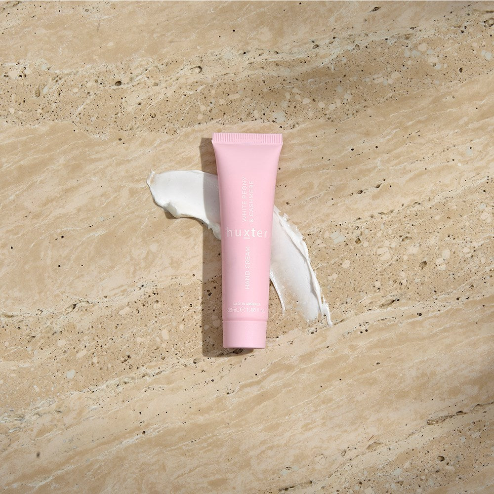 Huxter | Hand Cream Boxed - White Peony & Cashmere | Shut the Front Door