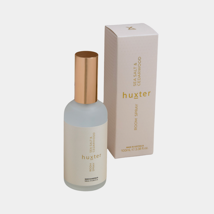 Huxter | Room Spray Boxed - Sea Salt & Cedarwood 100ml | Shut the Front Door