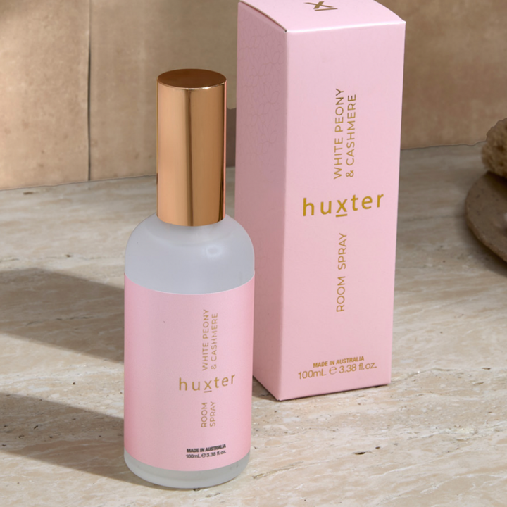 Huxter | Room Spray Boxed - White Peony & Cashmere | Shut the Front Door
