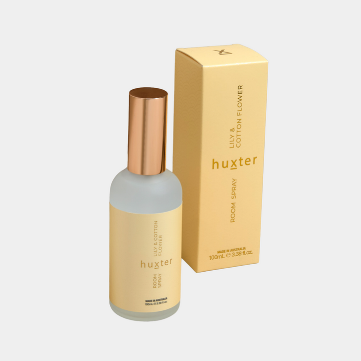 Huxter | Room Spray Boxed - Lily & Cotton Flower | Shut the Front Door