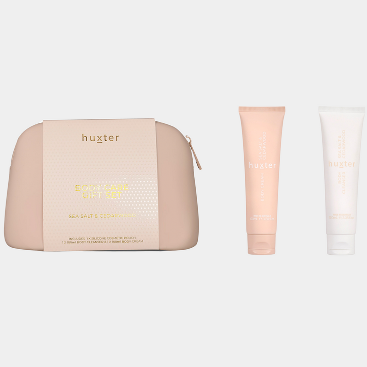 Huxter | Body Care Gift Set - Sea Salt & Cedarwood | Shut the Front Door