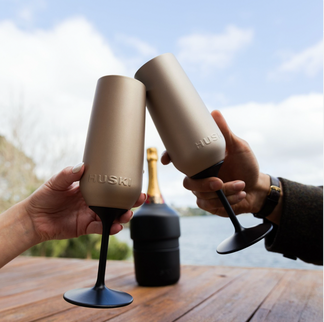 Huski Champagne Flute - Sand Beige