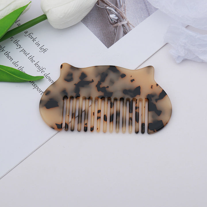 Cat Ears Mini Comb - Tortoise