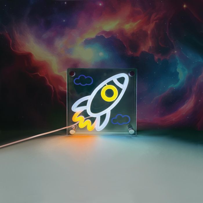 Discovery Zone | Acrylic Light - Spaceship | Shut the Front Door