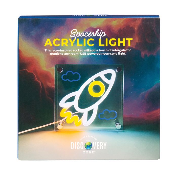 Discovery Zone | Acrylic Light - Spaceship | Shut the Front Door