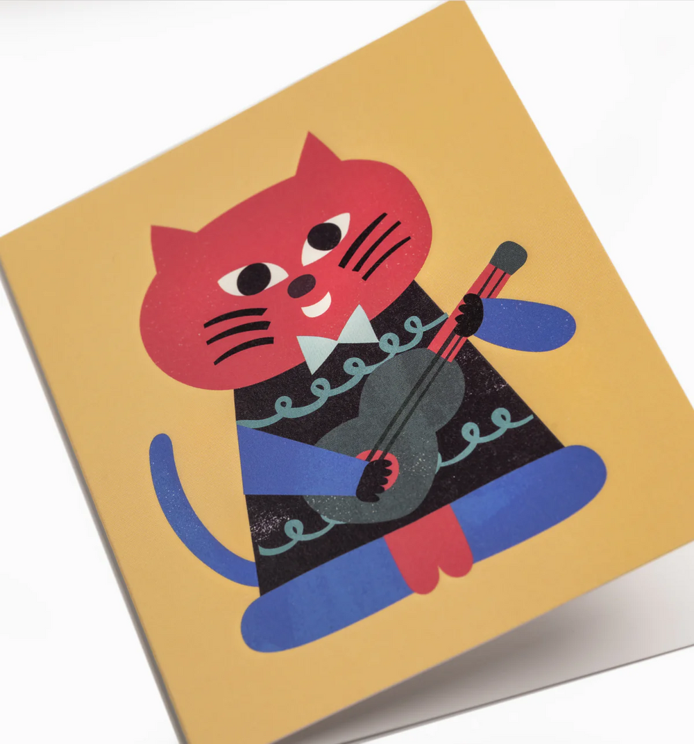 Lagom | Card Guitar Cat | Shut the Front Door