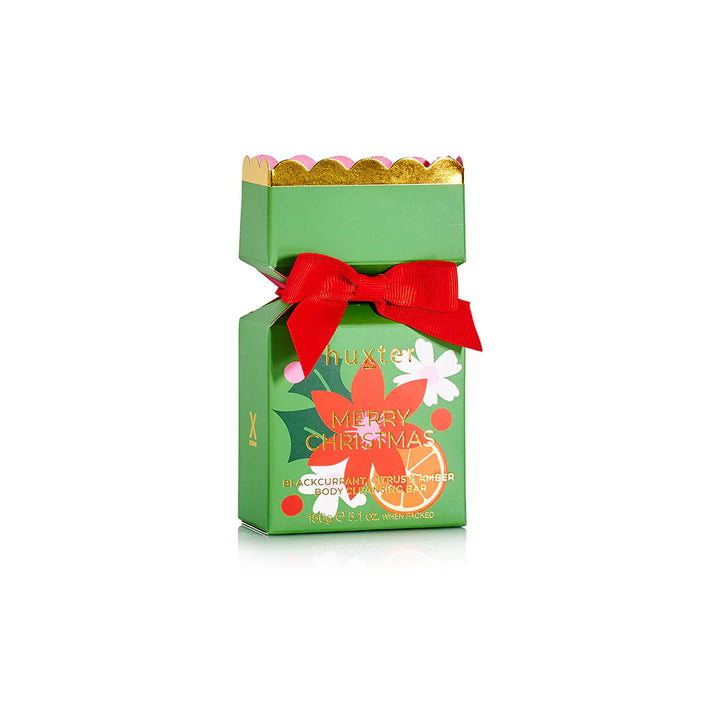 Body Cleansing Bar Bon Bon Green - Xmas Flowers Collection
