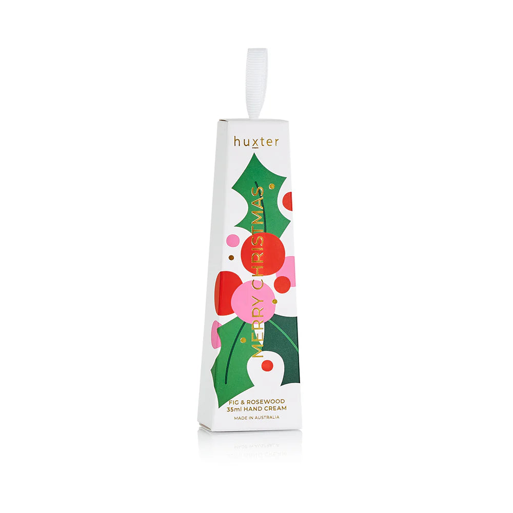 Hanging Hand Cream White - Xmas Flowers Collection