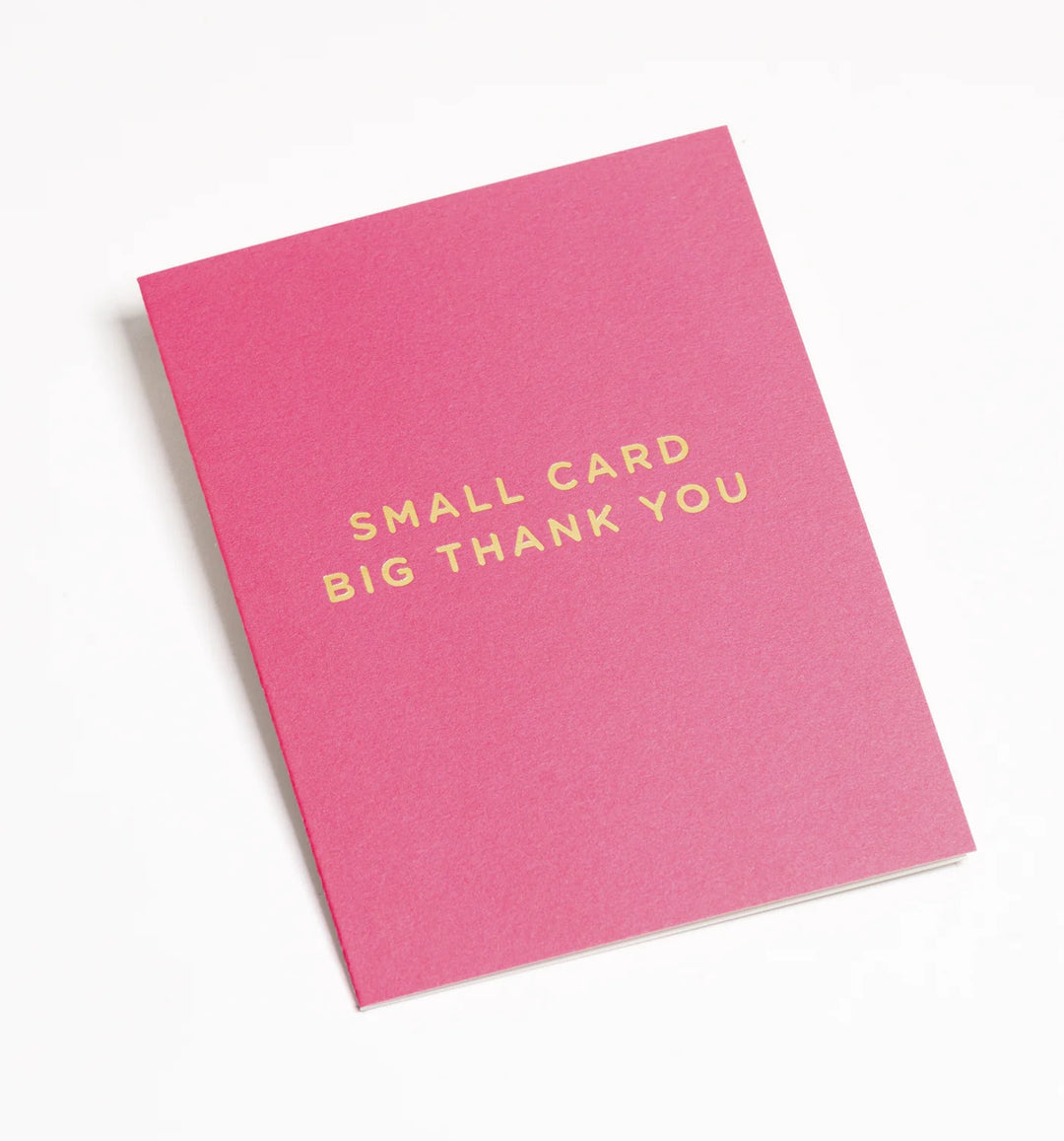 Lagom | Card Small Card Big Thank You - Pink Mini | Shut the Front Door