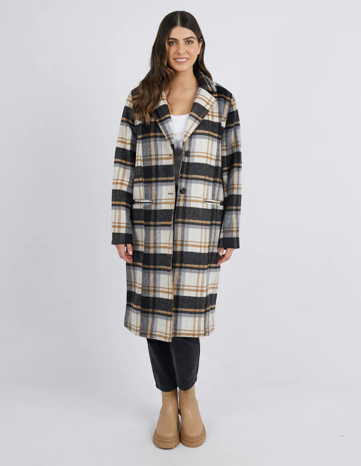 Foxwood | Catriona Coat - Check | Shut the Front Door