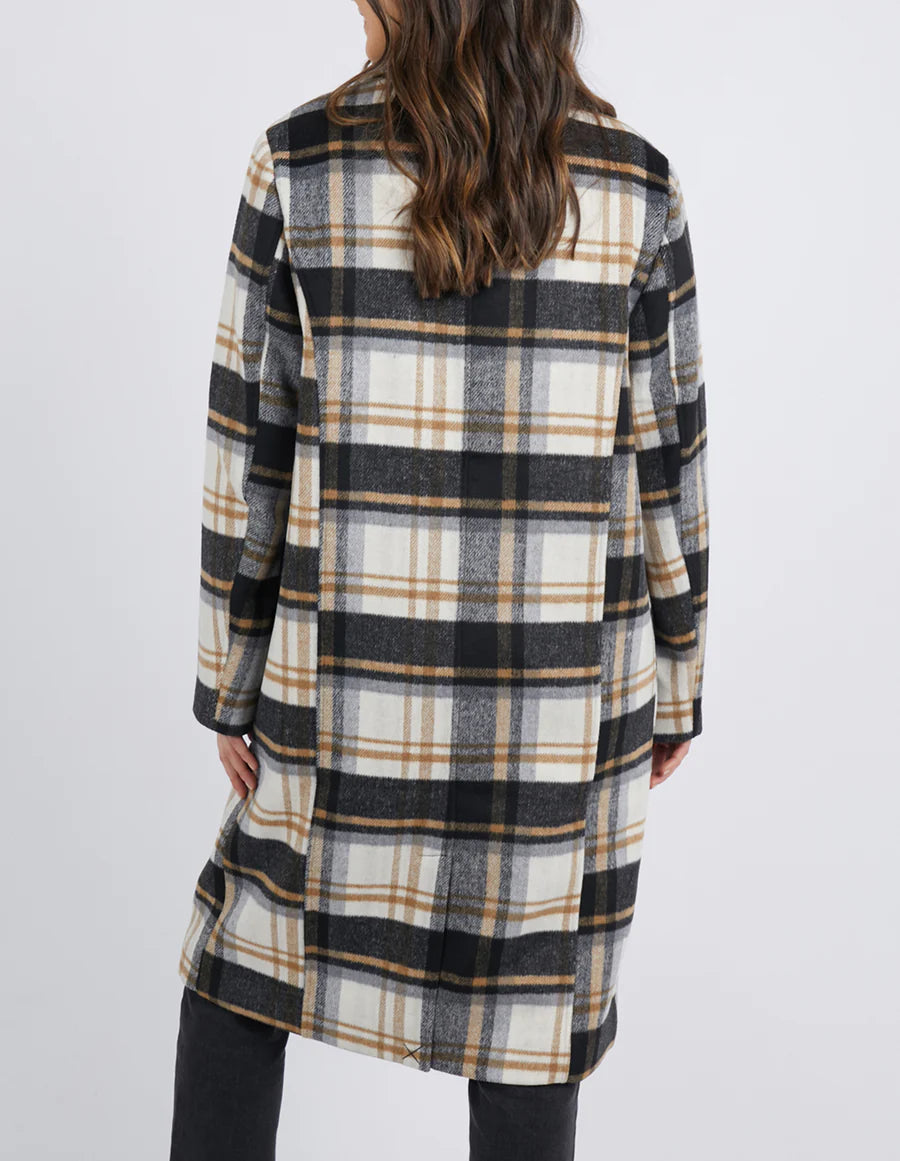 Foxwood | Catriona Coat - Check | Shut the Front Door
