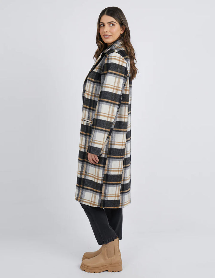 Foxwood | Catriona Coat - Check | Shut the Front Door